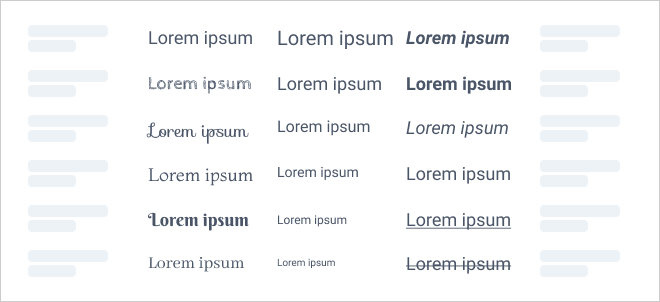 A Font rule applies character formatting across selected cells