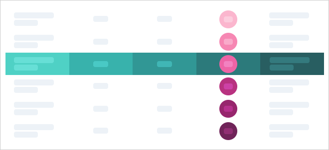 A Fill rule highlights cells and rule-generated graphics